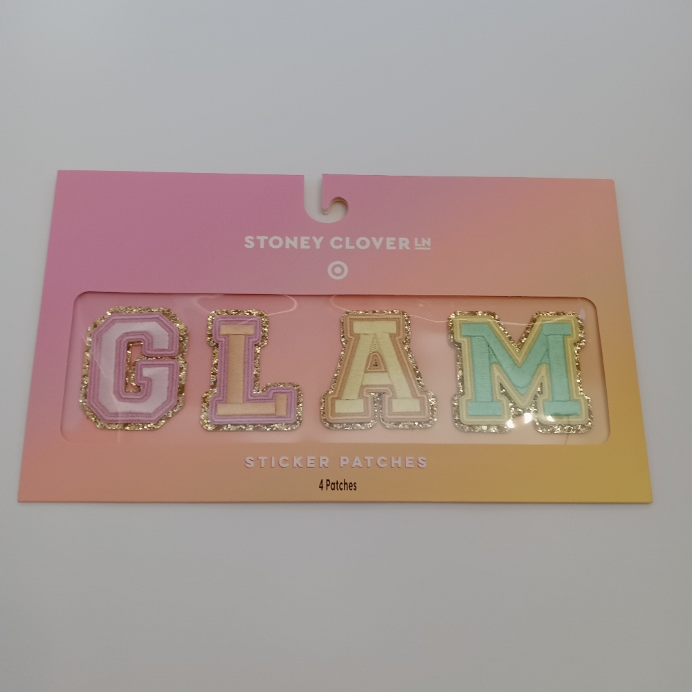 Stoney Clover Lane x Target GLAM Sticker Patch Multicolor Rainbow Applique